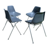 4 Robin Day / Hille design chairs