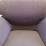 trois fauteuil Wilkhann pivotants tissue + coque signé 1970