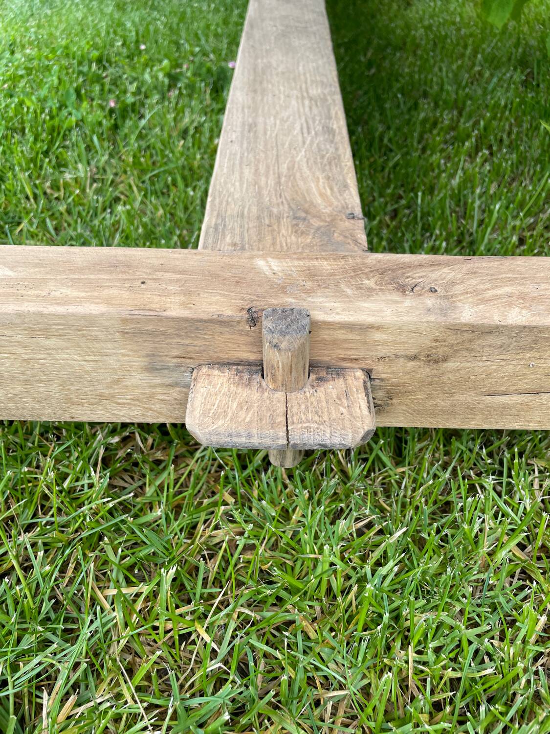 Table de ferme en chêne massif