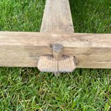 Solid oak farm table