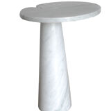 Angelo Mangiarotti coffee table in Italian Carrara marble, Eros series, Italy 1970s