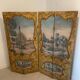 Louis XV style screen - hand painted