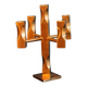 Five-Arm Brass Candelabrum by Lars Åkesson for Vallonmässing, Sweden