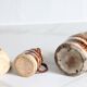 3 pichets en gres emaille anciens bicolores