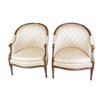 Paire de fauteuils Louise XVl