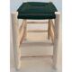 Contemporary Moroccan stool handmade in nylon rope and wood