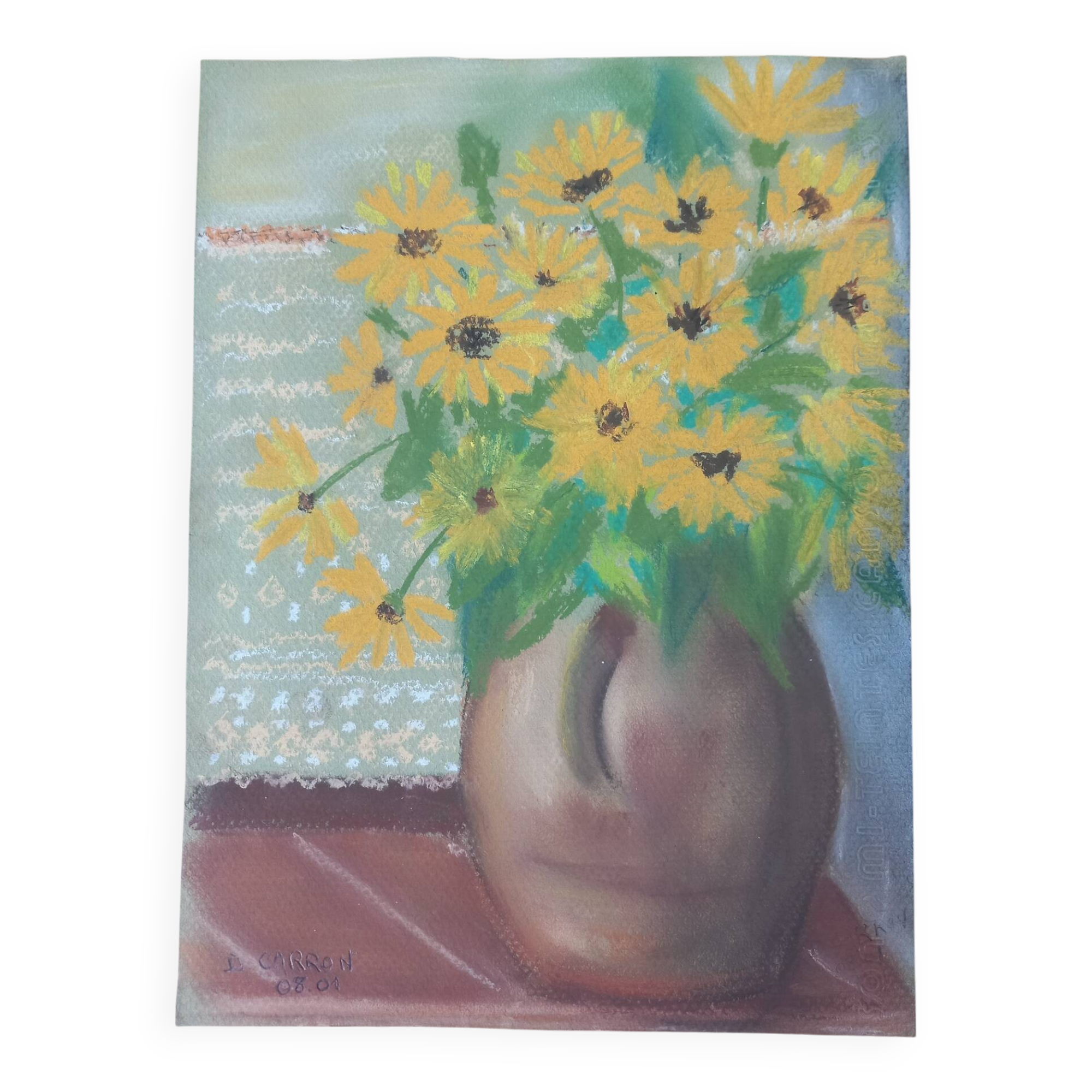 Pastel bouquet de fleurs