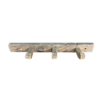 Wooden coat rack