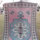 Vintage Turkish Oushak rug 158x233 cm