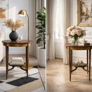 Table d'appoint ovale du 19ème siècle