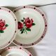 6 flat plates of Digoin Sarreguemines model Saverne