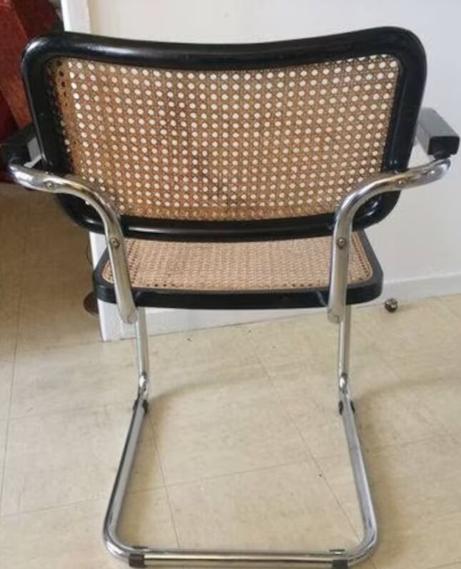 Pair of Cesca armchairs by Marcel breuer