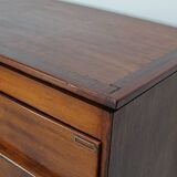 Vintage Dutch Oak / Mahogany Haberdashery Shop Cabinet, 1930s