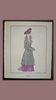 Colorful stencil Art Deco fashion