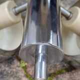 UFO pendant light, vintage, 3 globes, space age, 70s