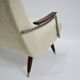 Canapé Danemark années 1960 bouclé beige