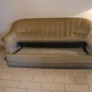 vintage velvet convertible sofa himolla