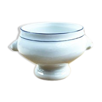 Antique porcelain bowl with ear