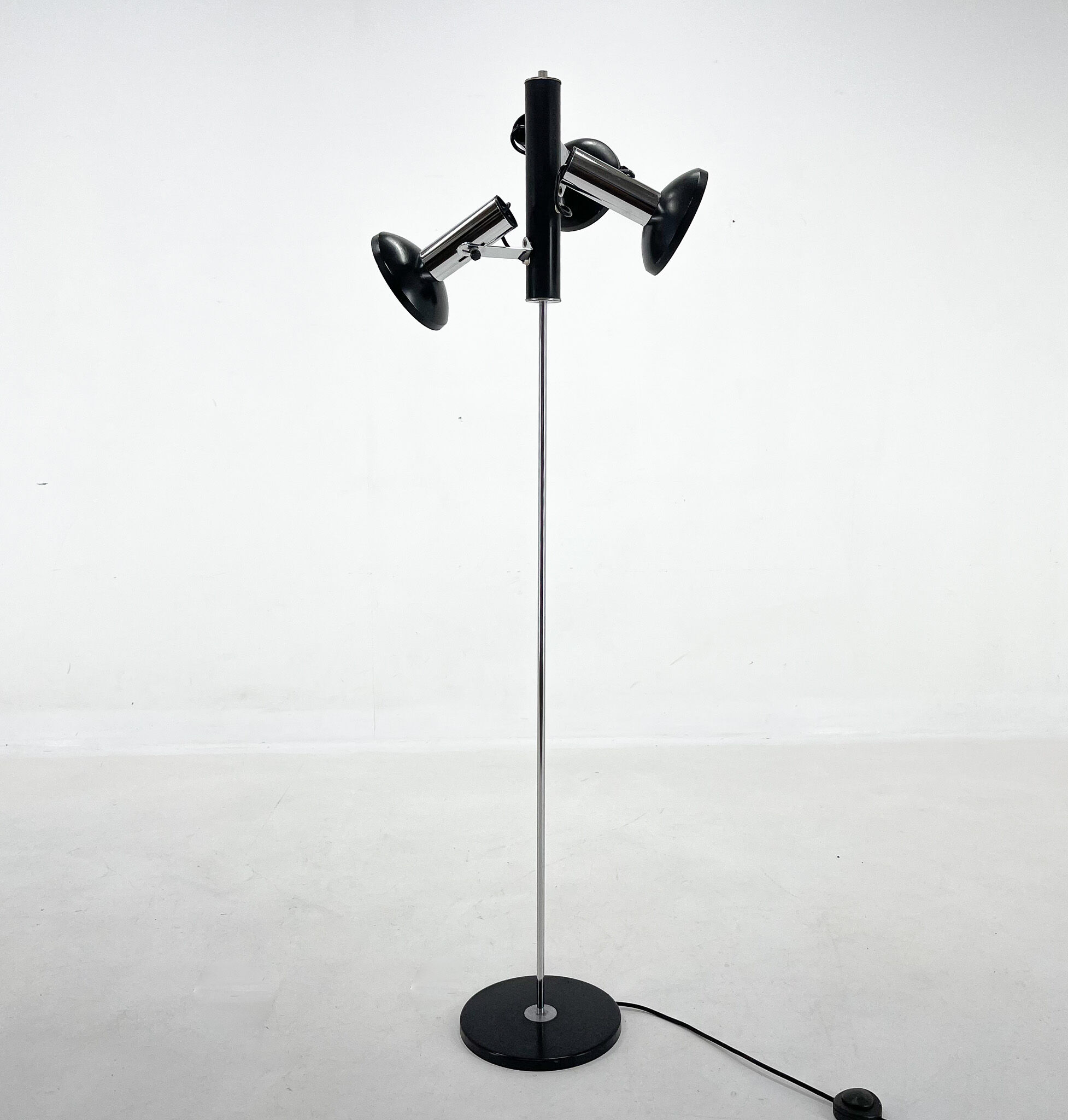 1960's Chrome 3 Spot Floor Lamp, Italy