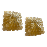 Murano glass sconces set of 2 1970’s