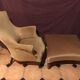Chair and footrest set