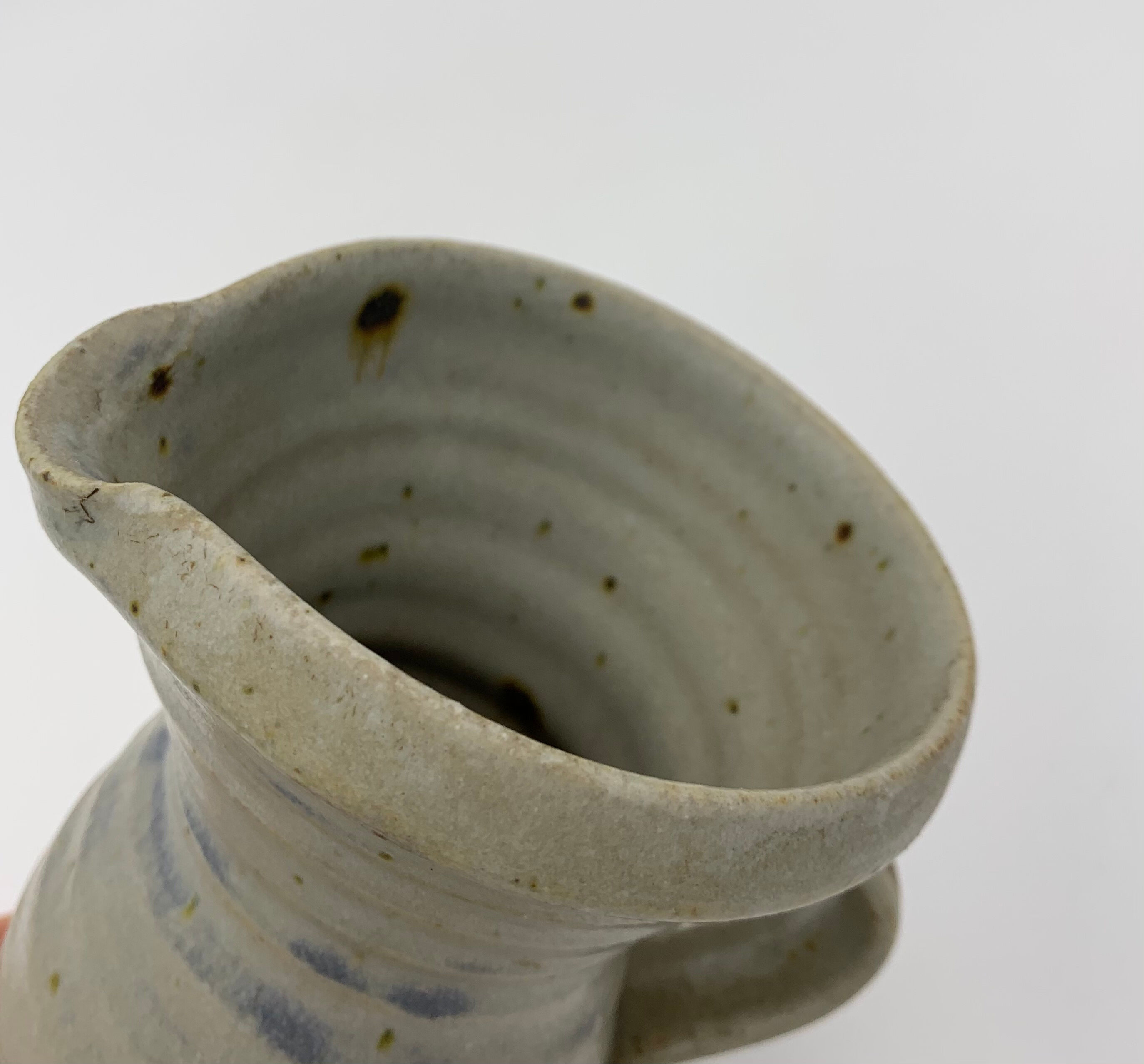 Vintage pyrite stoneware pitcher 1960