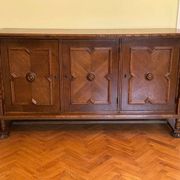 Coffre ou commode en chêne de style espagnol, début du 20e siècle