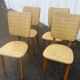 Suite de 4 chaises vintage années 50 60 style scandinave
