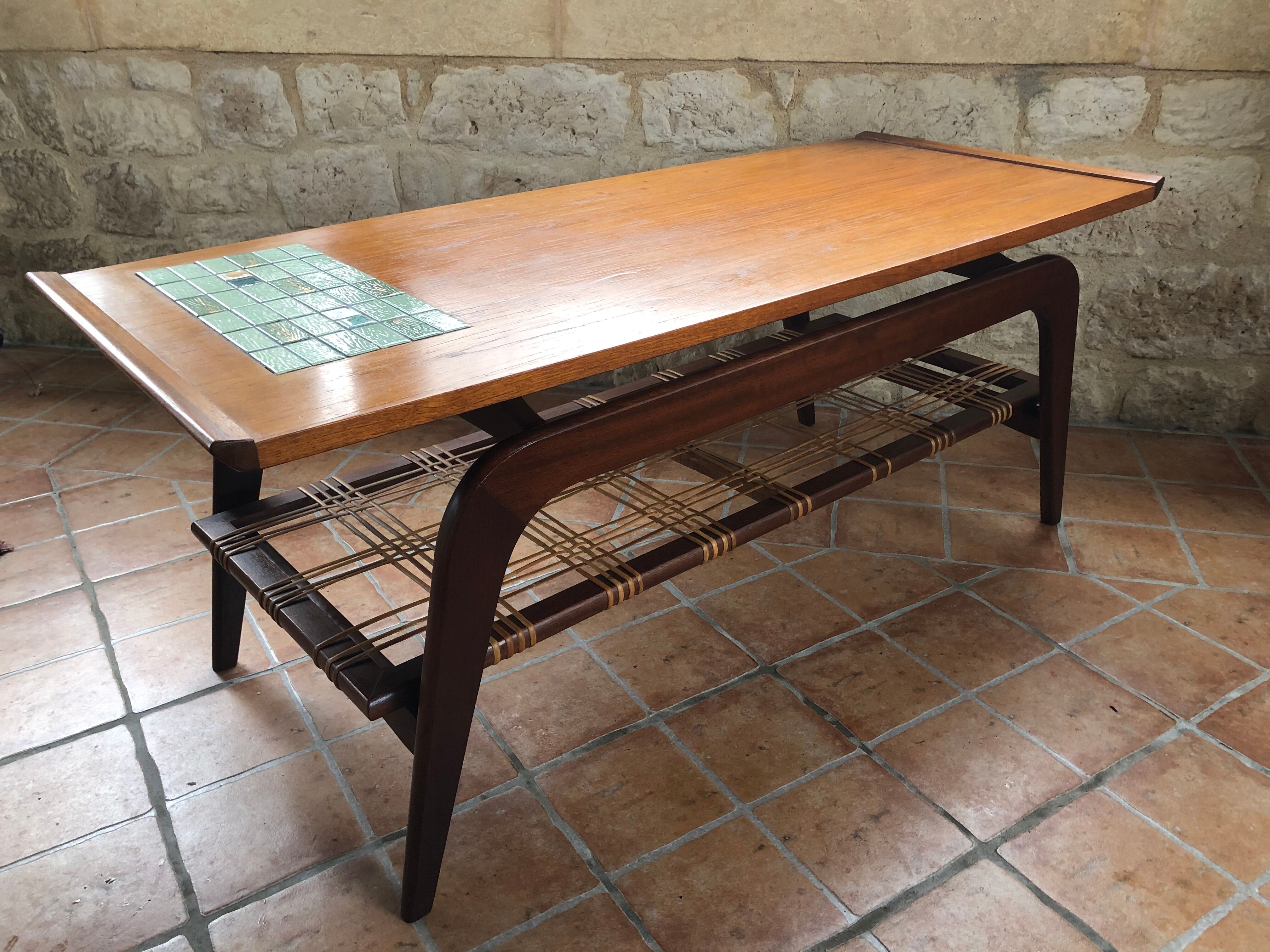 Scandinavian teak table circa 60