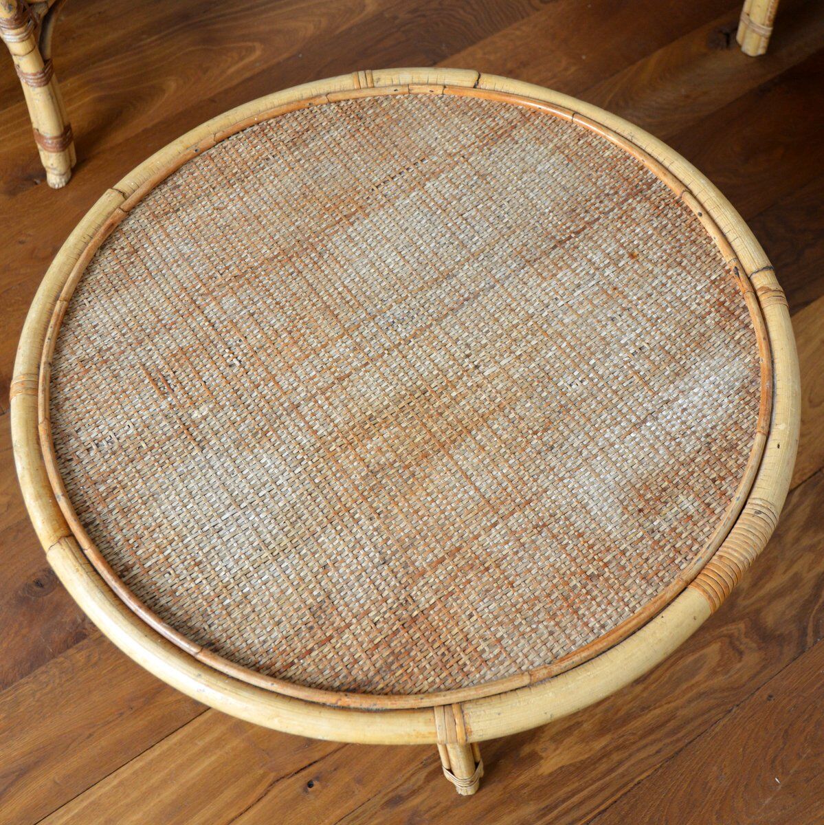 Vintage rattan lounge set 1970
