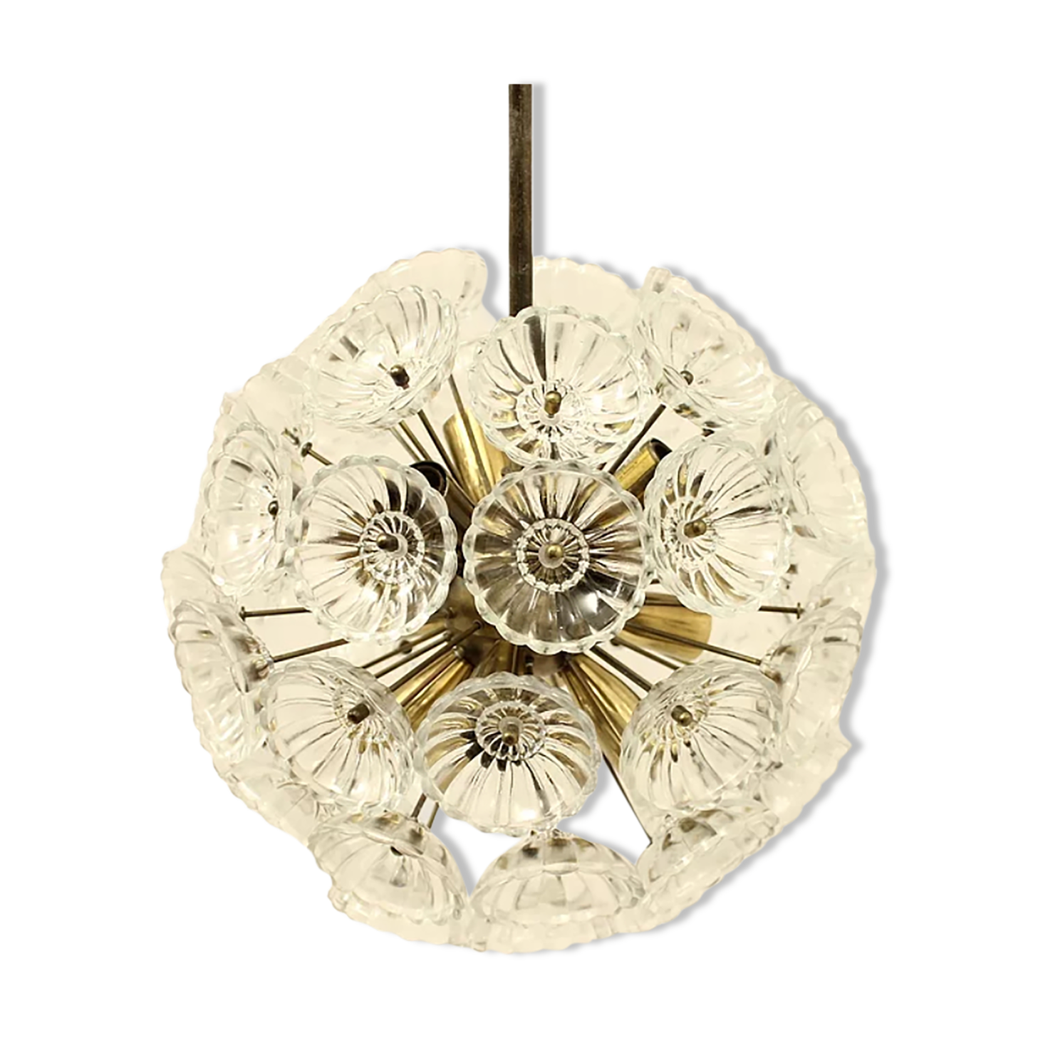 Vintage dandelion sputnik lamp