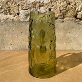 Service orangeade en verre texturé - Made in Italy