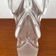 Vintage glass vase from the German Malachit series by Peill & Putzler, 1970s.