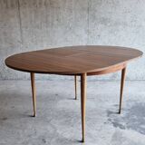 Table ronde extensible vintage