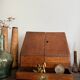 Small wooden mail storage unit