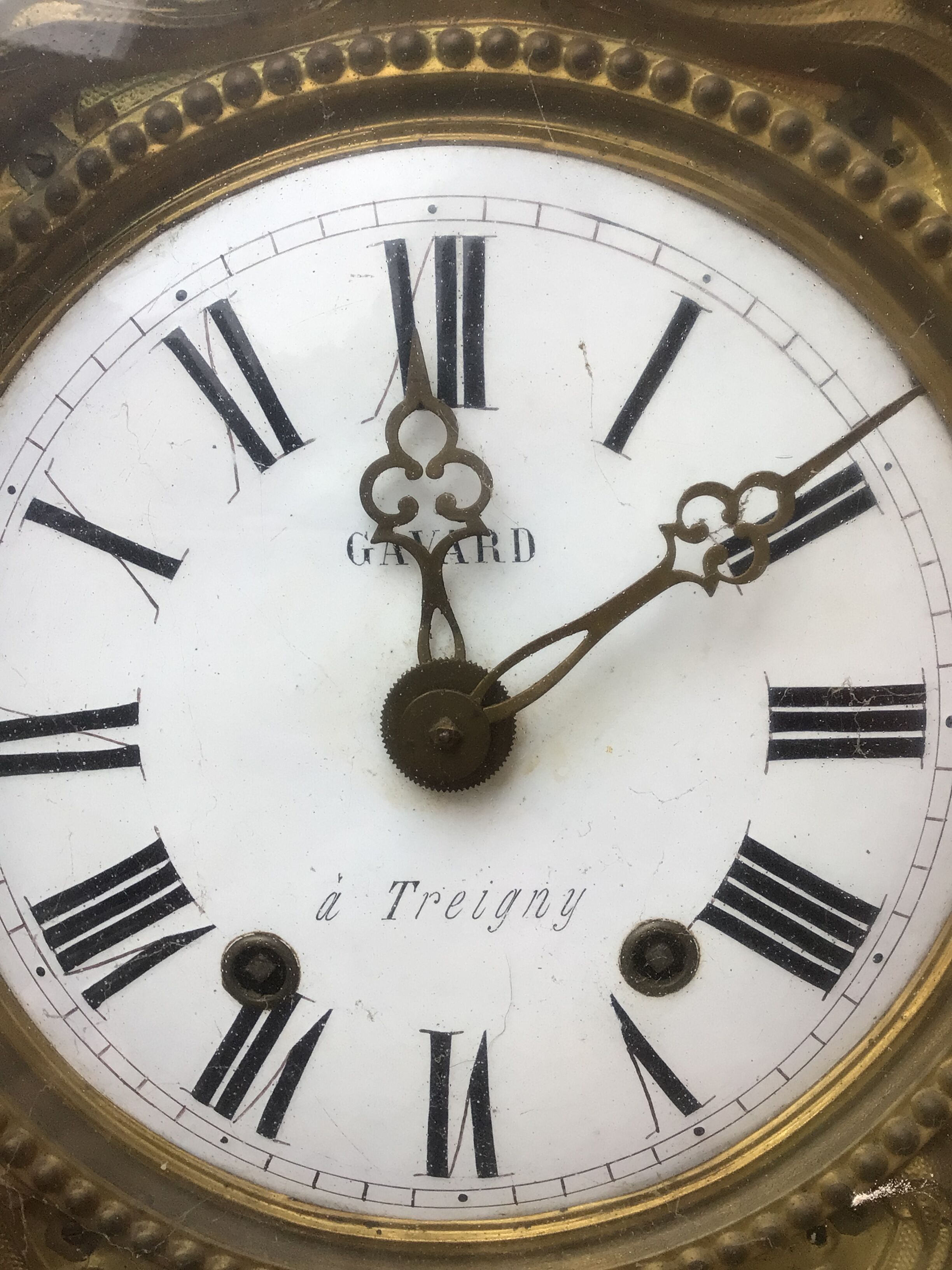 Parquet clock - comtoise Late nineteenth early twentieth