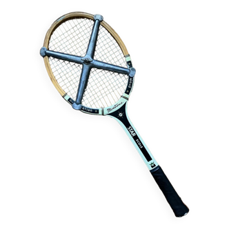 Vintage wooden tennis racket Montana Promotion