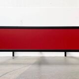 Double bed postmodern German vintage profile system by Elmar Flötotto for Flötotto.