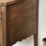 Vintage writing desk in solid pine