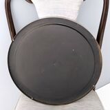 Round Narciso Mirror with Steel Frame by S. Mazza for Artemide, Italy