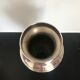 Antique silver metal vase