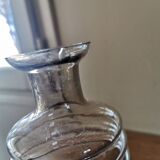 Art Deco smoked glass carafe