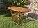 Table ovale en rotin