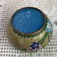 Enamelled brass ashtray