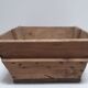 Wooden box trapezoidal