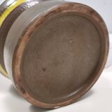 Postmodern Brown Enameled Earthenware Vase by Bitossi