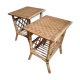 Duo de tables d'appoint vintage