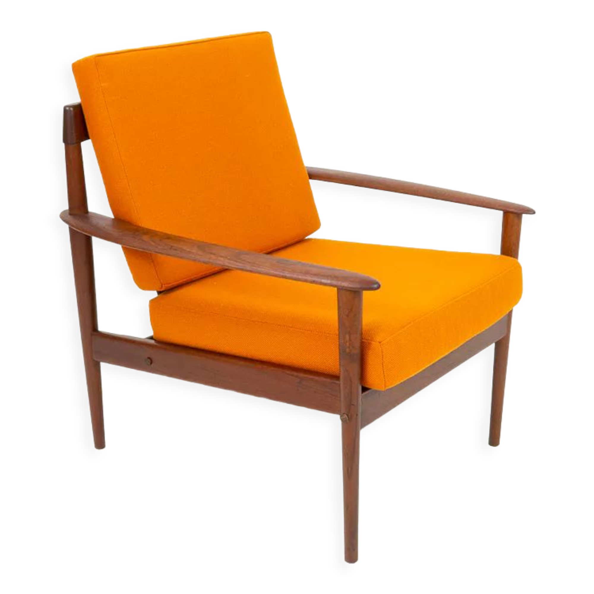 Teak armchair by Grete Jalk for Poul Jeppesen