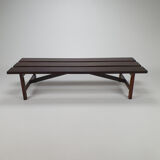 Wengé bench by Spectrum, 1960s