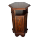 Meuble d’appoint hexagonal en bois d’acajou– XXe siècle